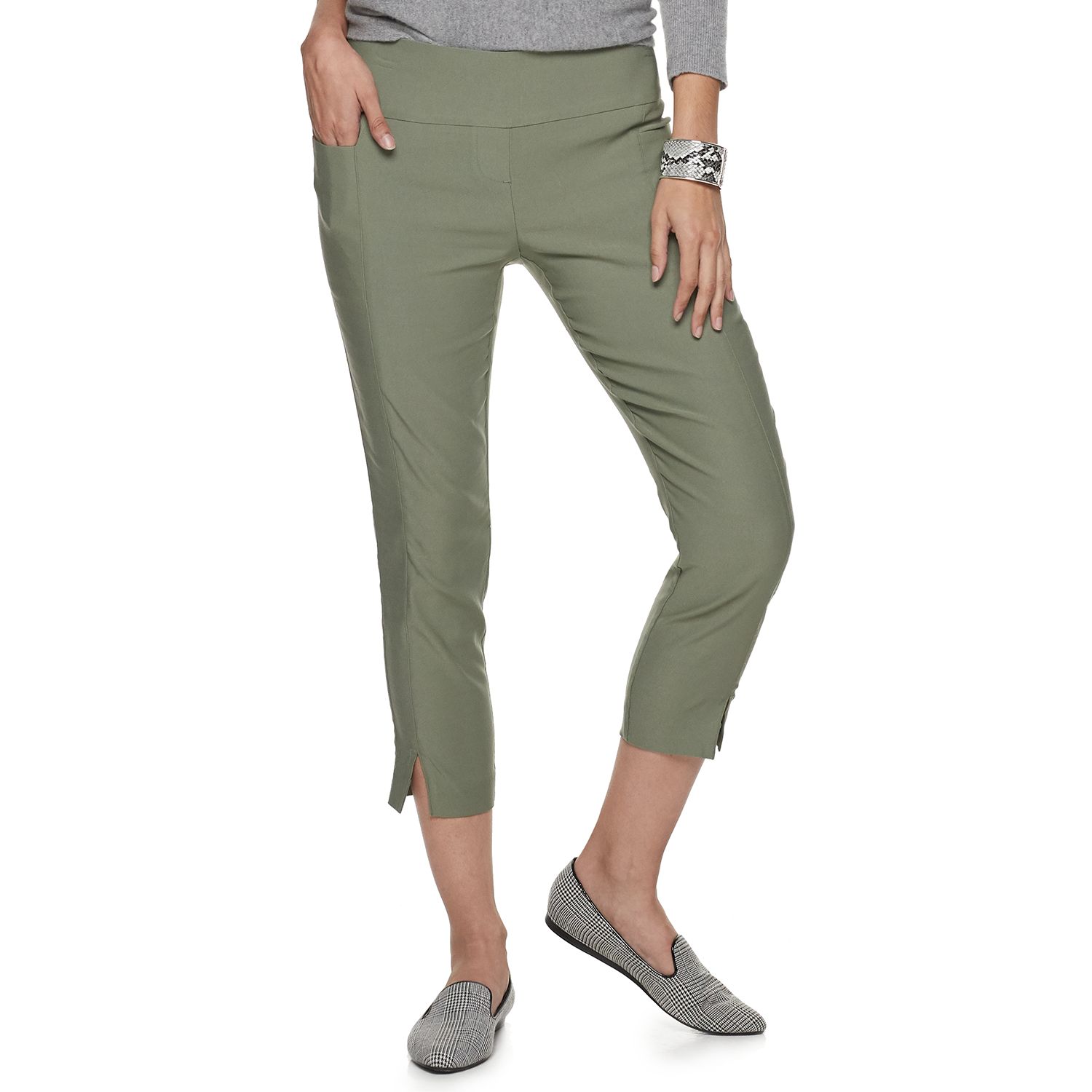 Zac & Rachel Women's Pull-on Ankle Length Pants With Tunisia