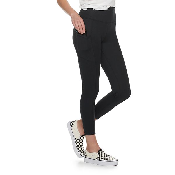 Juniors' SO® Sporty High-Waisted 7/8ths Leggings