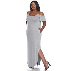 Long Womens Grey Dresses, Clothing