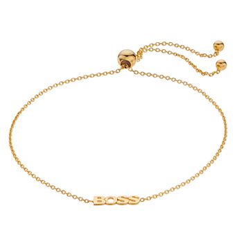 Color Romance 14k Gold "Boss" Link Lariat Bracelet