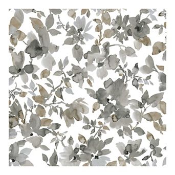 RoomMates Watercolor Floral Peel & Stick Wallpaper