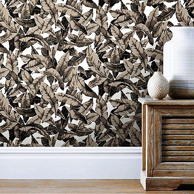RoomMates Palm Leaf Peel & Stick Wallpaper