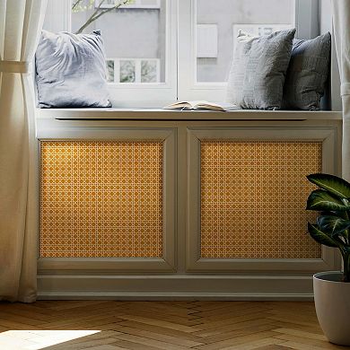 RoomMates Faux Woven Peel & Stick Wallpaper