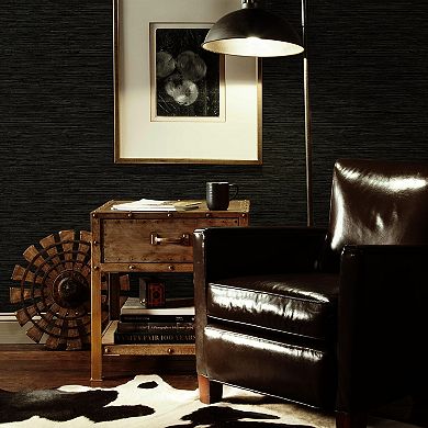 RoomMates Faux Grasscloth Peel & Stick Wallpaper