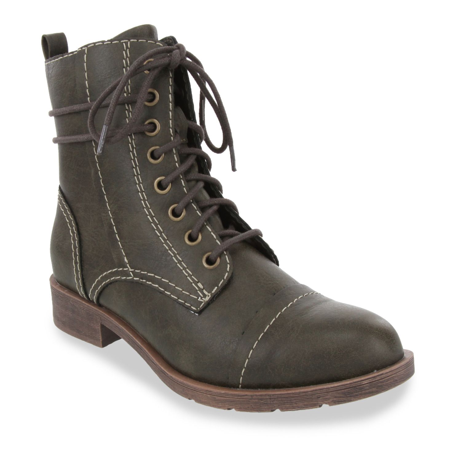 multi colored combat boots