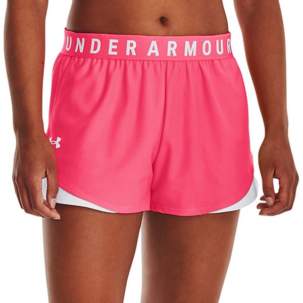 Women's Under Armour Play Up 3.0 Shorts - Pink Shock (X LARGE)