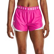 Under Armour Girls Play Up Shorts Pink XS