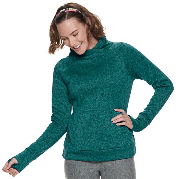 Women's Tek Gear® Sweater Fleece Cross Neck Pullover