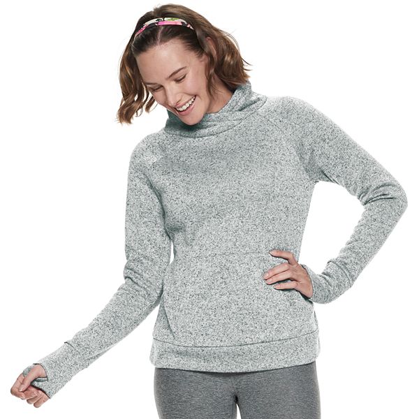 Women's Tek Gear® Sweater Fleece Cross Neck Pullover