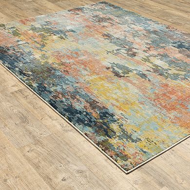 StyleHaven Xenia Distressed Abstract Rug
