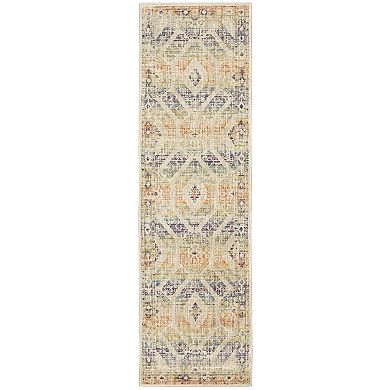 StyleHaven Xenia Faded Tribal Panel Rug