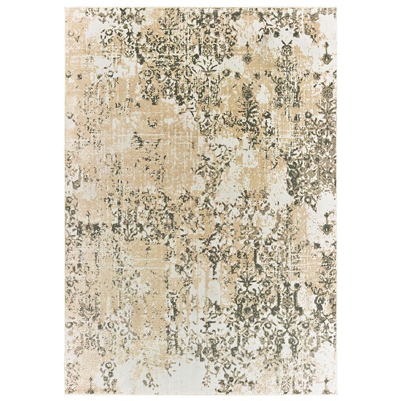 StyleHaven Brody Textured Collage Rug, Grey, 8X11 Ft