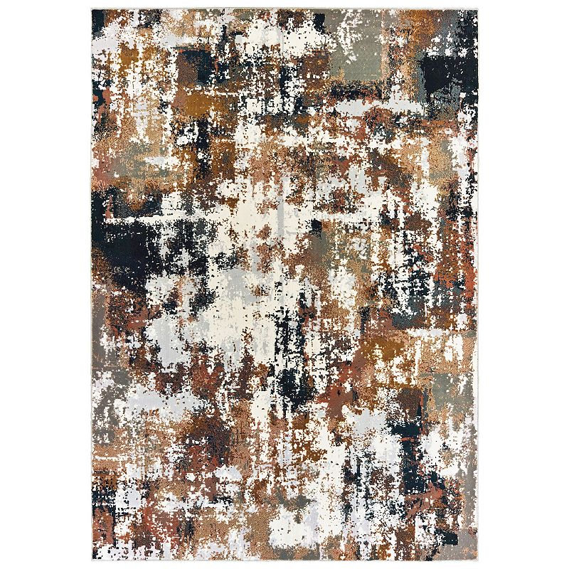 StyleHaven Brody Textured Galaxy Rug, Grey, 8X11 Ft