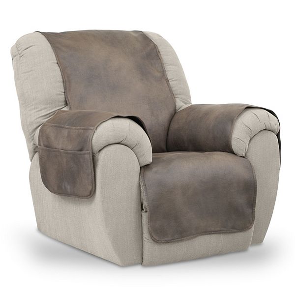 Serta Faux Leather Recliner Slipcover, Faux Leather Slipcover