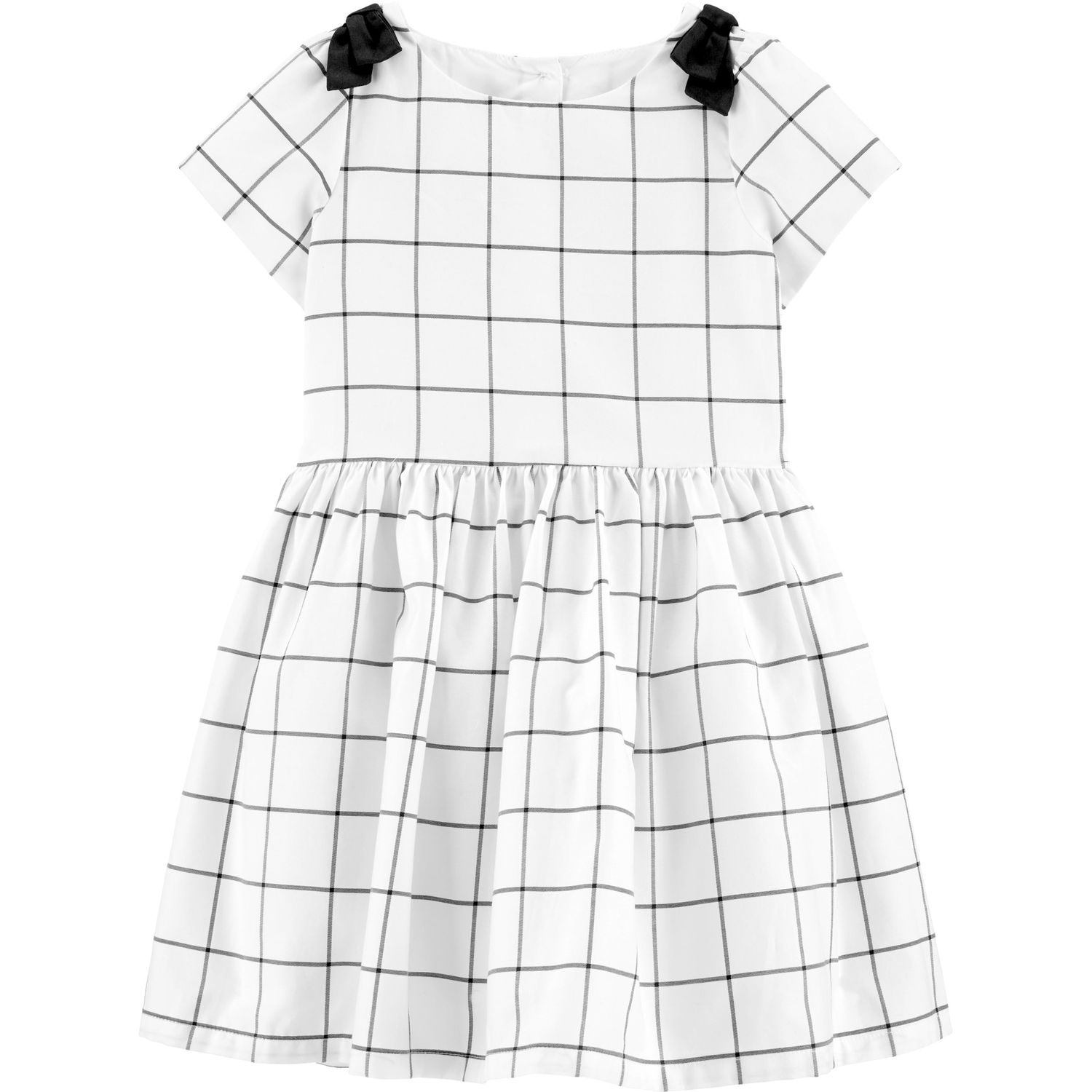 black and white checkered dress toddler