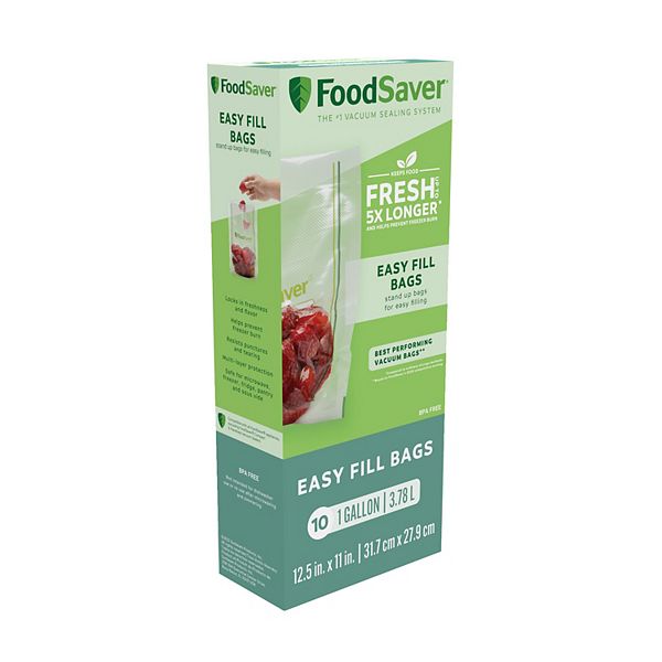 FoodSaver Easy Fill 1Gallon Vacuum Sealer Bags