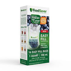 FoodSaver 2116382 Preserve & Marinate Vacuum -Containers,1- 3 cup and 1- 10  cup, Clear (Count-2)