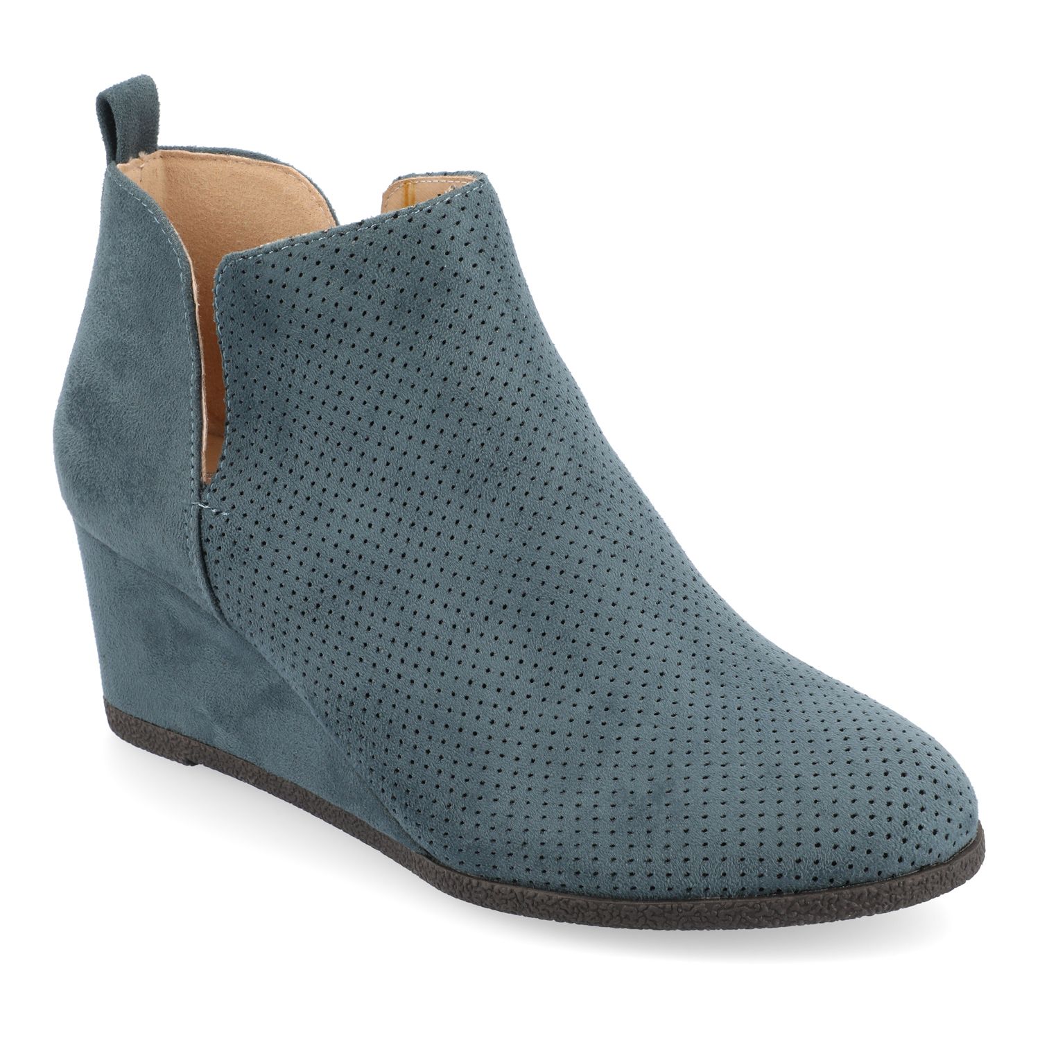 blue dress boots womens