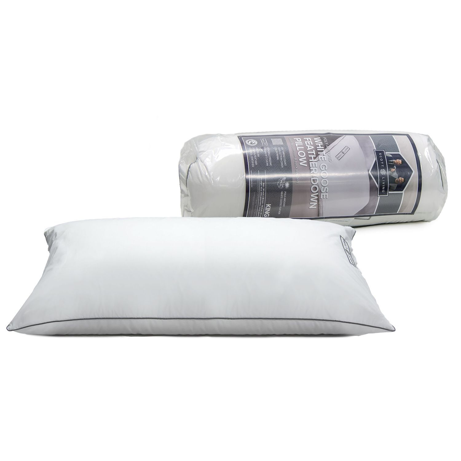 thin feather pillow