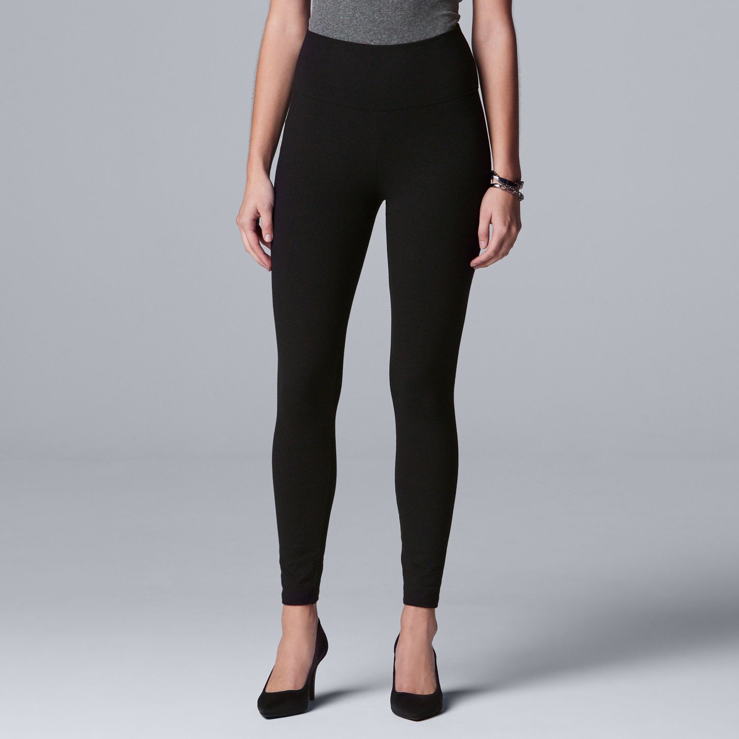 high rise cotton leggings