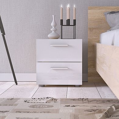 Tvilum 2-Drawer Nightstand