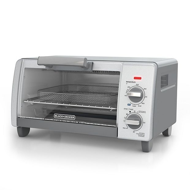 BLACK DECKER Crisp N Bake Air Fry 4 Slice Toaster Oven