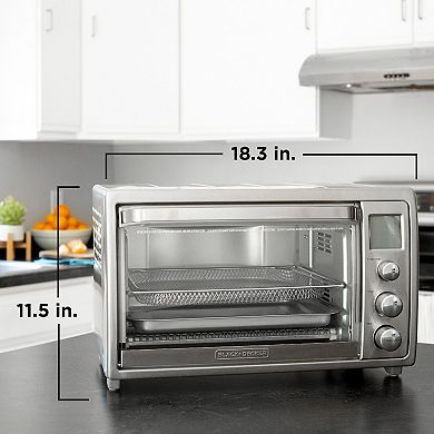 Black & Decker Crisp'N Bake Air Fry Countertop Oven with No Preheat