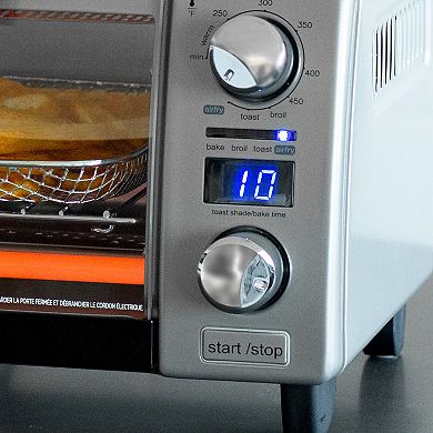 Black & Decker Crisp 'N Bake Air Fry Digital 4-Slice Toaster Oven