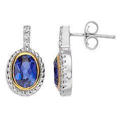 Blue Sterling Silver Adult Drops Earrings Kohl s