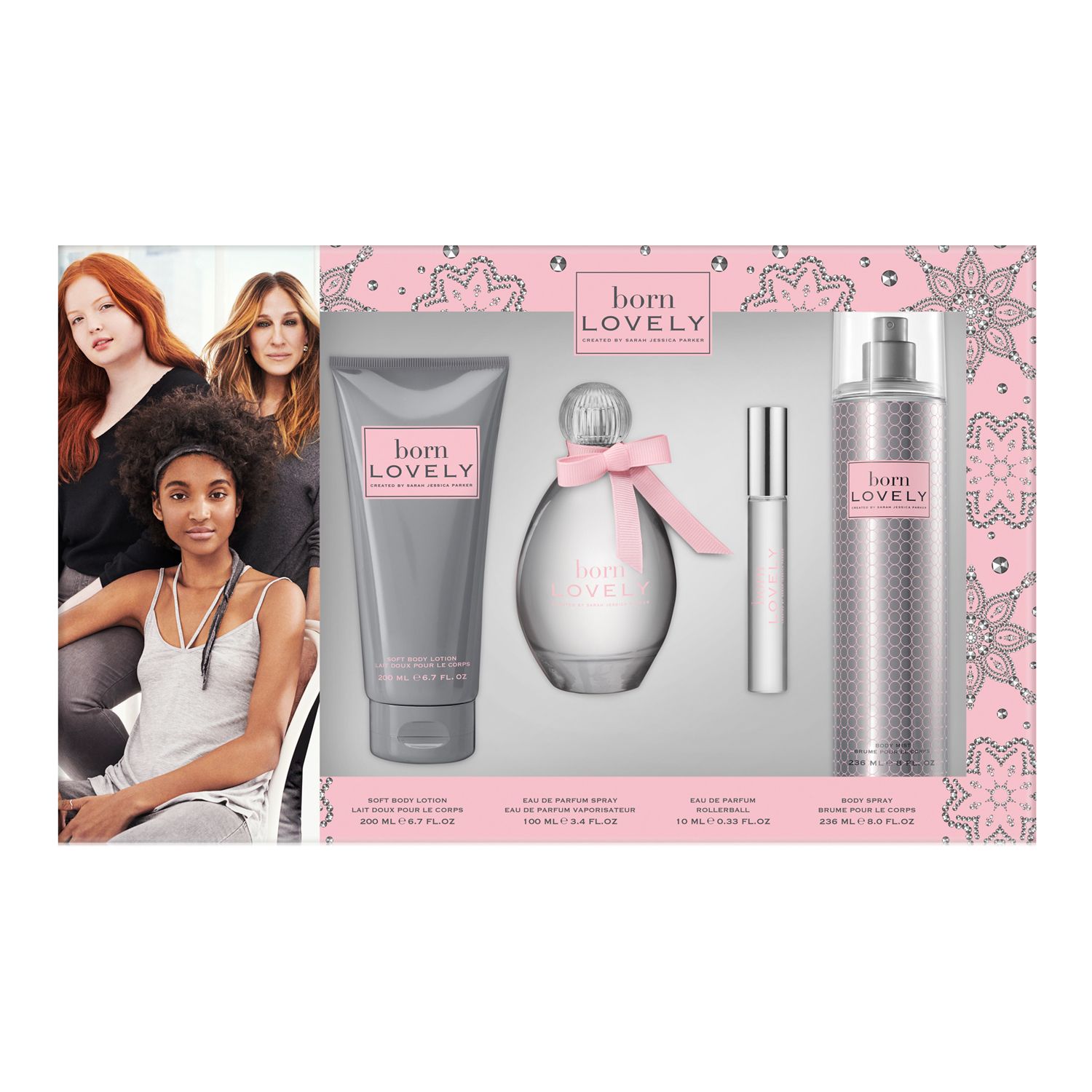 sarah jessica parker lovely 4 piece gift set