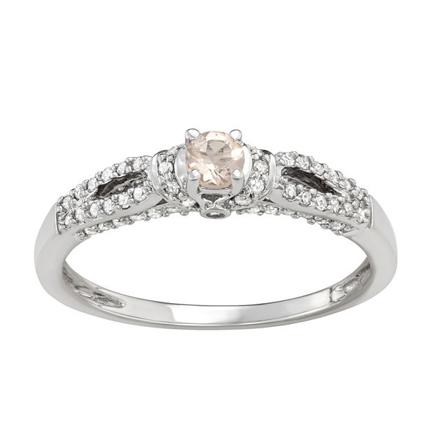 Kohls on sale morganite ring