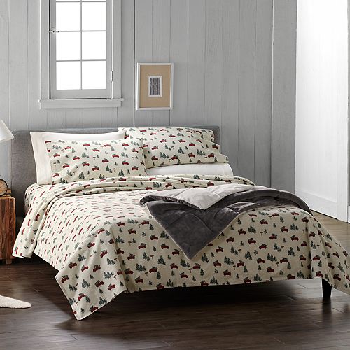 Cuddl Duds Flannel Duvet Cover Set