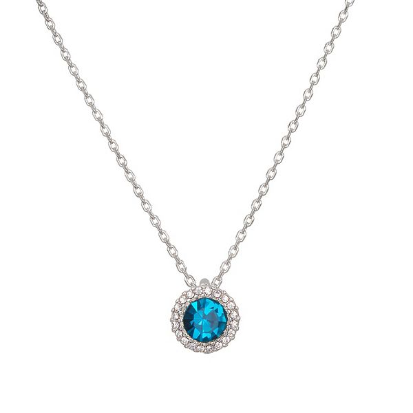 LC Lauren Conrad Simulated Crystal Birthstone Pendant Necklace