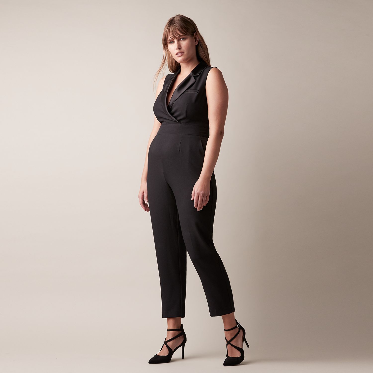 tuxedo jumpsuit womens