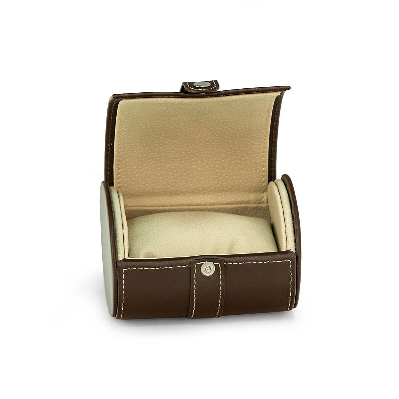 Brown Leather Travel Watch Case by Bey-Berk