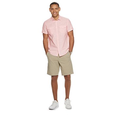 Men's Apt. 9® Textured Button-Down Shirt