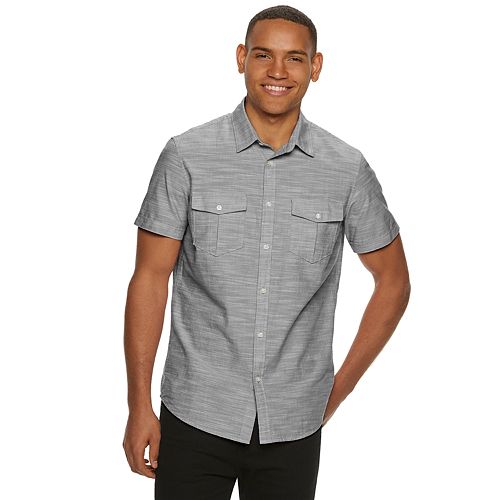 Men's Apt. 9® Textured Button-Down Shirt