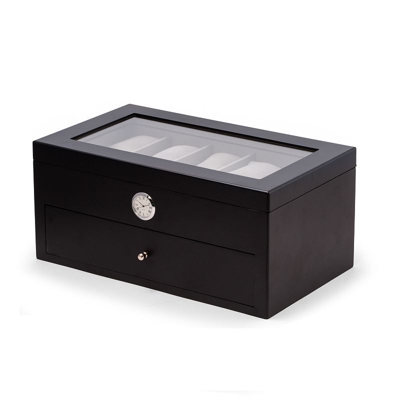 All In Time Watch Box (Fits 20 Watches), Black