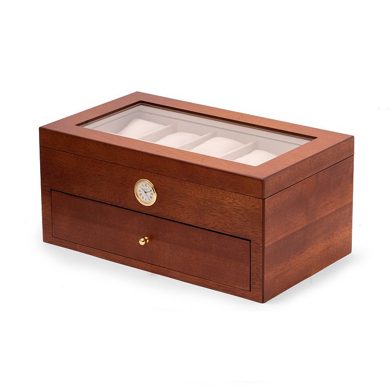 All In Time Watch Box (Fits 20 Watches), Red Wood