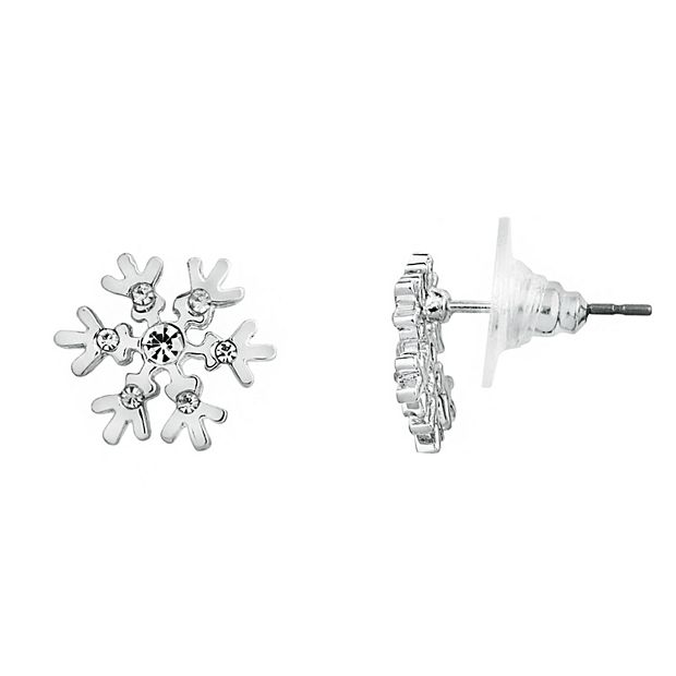 Kohls snowflake deals earrings