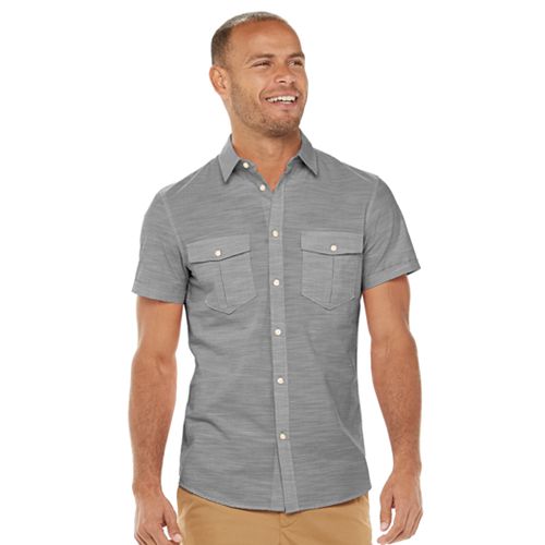 Men's Apt. 9® Slim-Fit Textured Button-Down Shirt