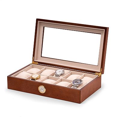 All In Time Wood Watch Box (Fits 10 Watches)
