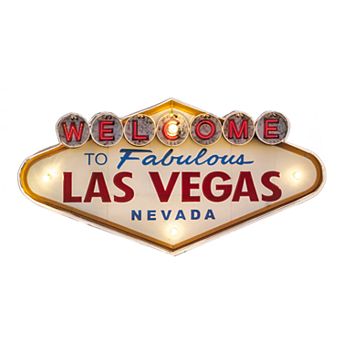 Welcome To Las Vegas LED Light Decor by Bey-Berk