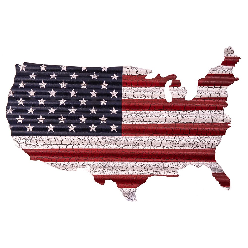 Rustic USA Map by Bey-Berk