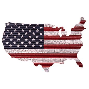 Rustic USA Map by Bey-Berk