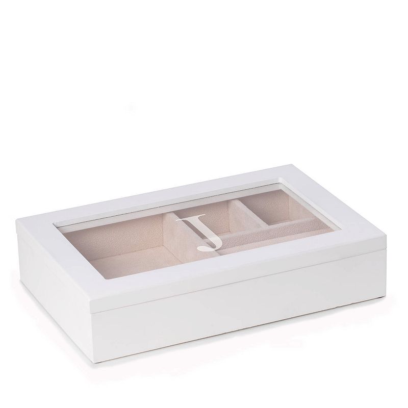 Penelope Monogrammed Wood Jewelry Box, Women's