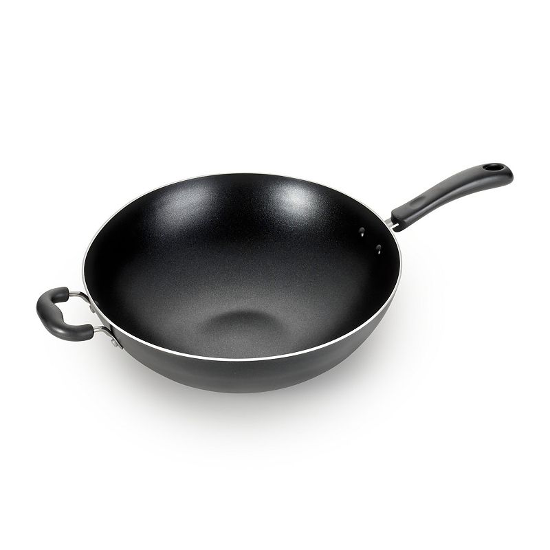 T-Fal Essentials 14-in. Jumbo Wok, Black, 14"