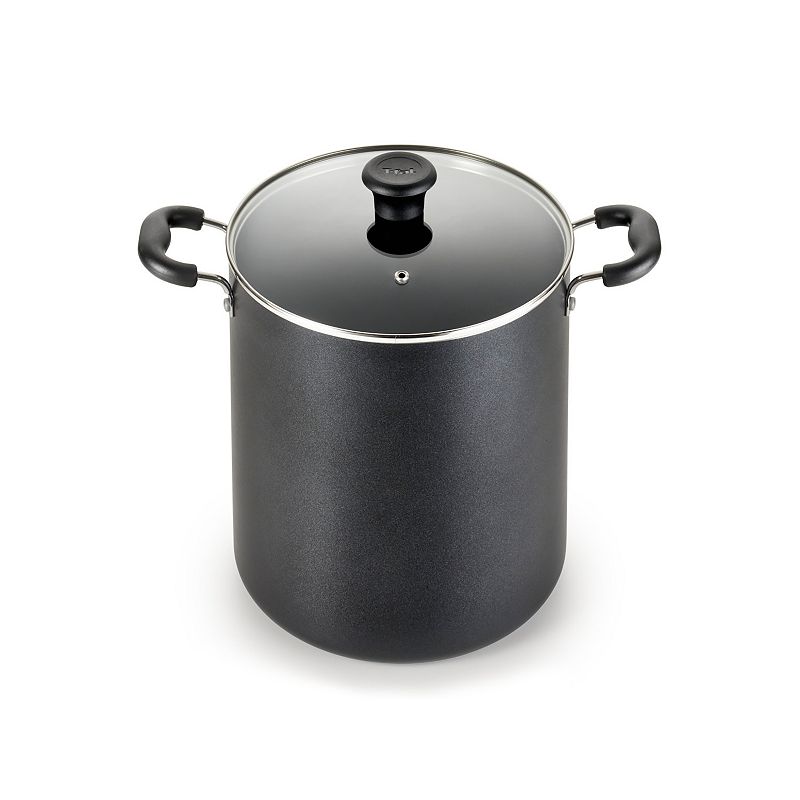 T-Fal Essentials 12-qt. Stockpot, Black