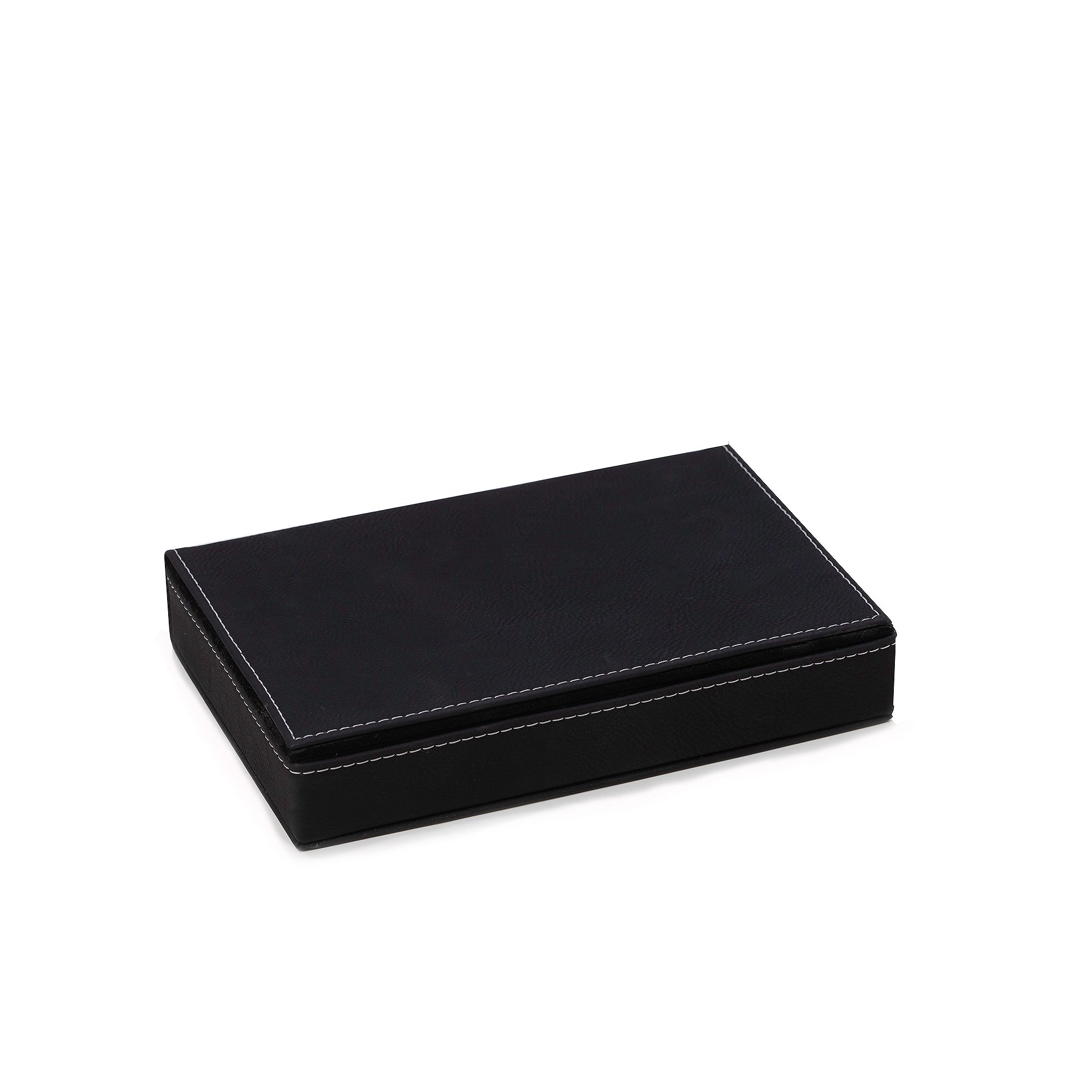 Two Deck Card Playing Set with Case by Bey-Berk, Black