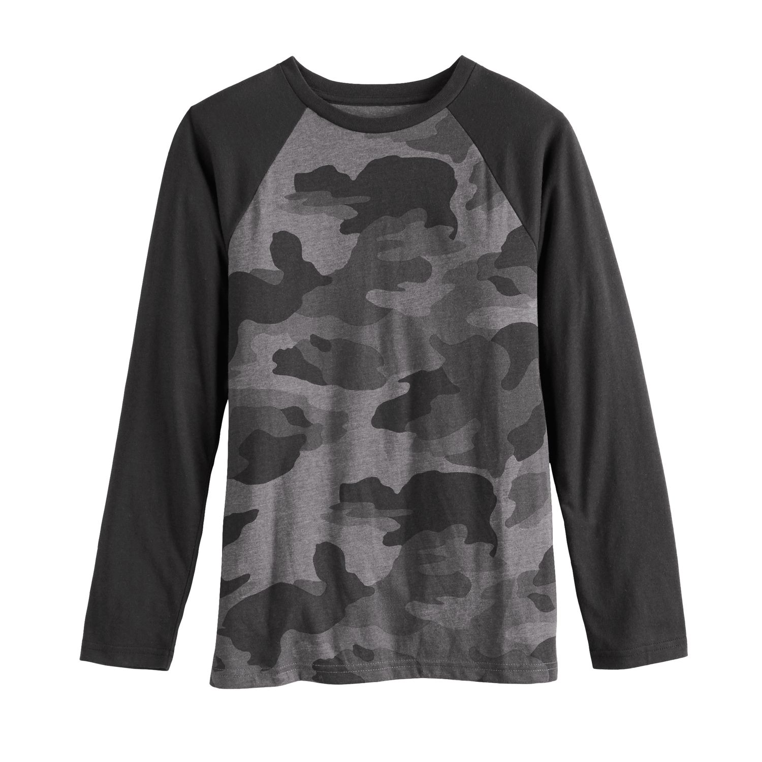 camo raglan shirt